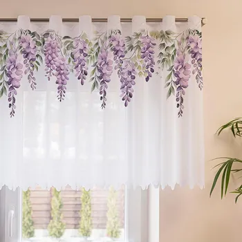 Záclona Vitrážová záclona Vistárie bez obšití 48