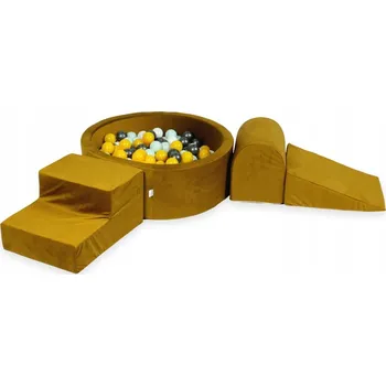 Dětské hřiště Pěnové dětské hřiště s kulatým bazénkem, zlaté