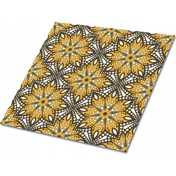 vinylová podlaha Samolepicí obkládačky s grafikou do jídelny, PVC, Orientální vzor, 9x30x30 cm