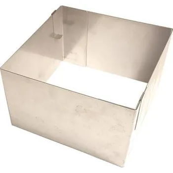 Obracečka Pevná rozložitelná forma čtverec 15x15cm (výška 12cm) - DR ranty