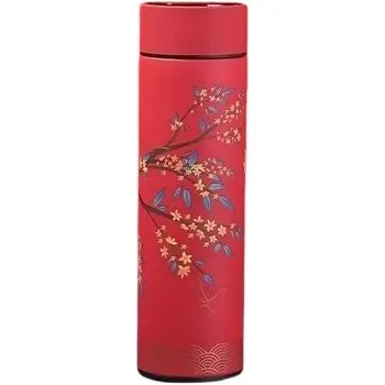 Termoska Termos na nápoje zdravý a bylinný 0,5 l červený