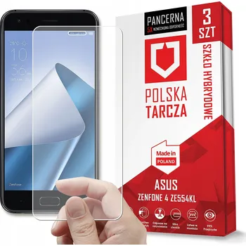 Pouzdro na mobilní telefon Hybridní Sklo pro Asus ZenFone 4 ZE554KL 3 ks