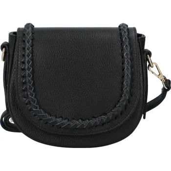 Kabelka Dámská kožená crossbody kabelky černá - Delami Pettura černá