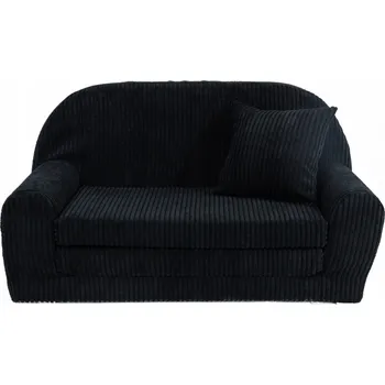 Pohovka Pohovka Fortisline ROSALIA 78 x 104 cm, černý manšestr