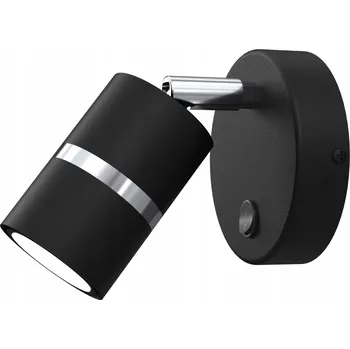 NÁSTĚNNÉ SVÍTIDLO STROPNÍ SVÍTIDLO STROPNÍ ČERNÉ CHROMOVÉ POLOHOVATELNÉ LED GU10 ČESKÁ LAMPA