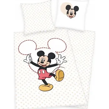 Povlečení Bavlna Povlečení MICKEY MOUSE 135 x 200 cm zipový uzávěr