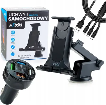 Držák na palubní desku Webski černý