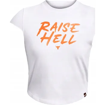 Dámské tričko Dámské tréninkové tričko s dlouhým rukávem Under Armour Project Underground Cap bílé / S