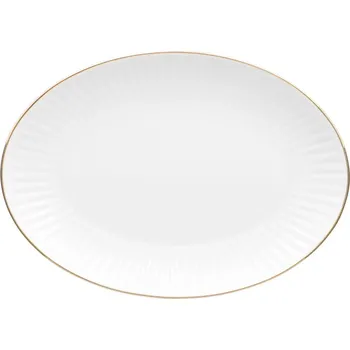 Talíř Oválný talíř/mísa 24 cm Jiřina Zlatá linka Chodzież