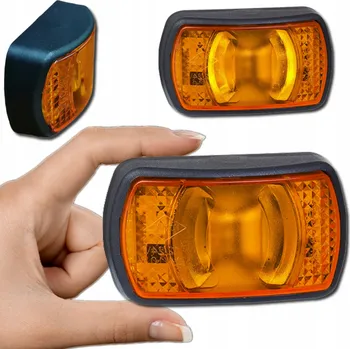 Příslušenství osvětlení automobilu OBRYS LED BOČNÍ Obrysové světlo oranžová BOČNÍ LED diodové světlo 12V 24V