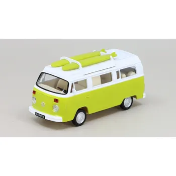 autíčko Volkswagen T2b Camper Van 1962 zelená 1:43 - NOREV VW T2b Camper Van 1962 - kovový model autobusu
