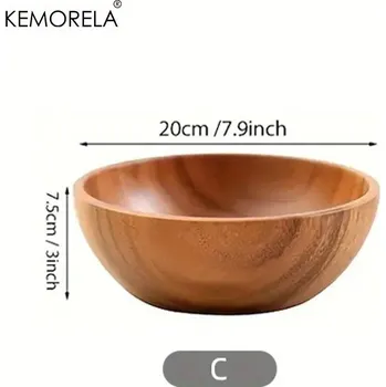 Dřevěná miska na ovoce a zmrzlinu pro děti | dřevěná miska, dětská miska - C