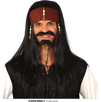 Karnevalový kostým Guirca Pirátská paruka se šátkem