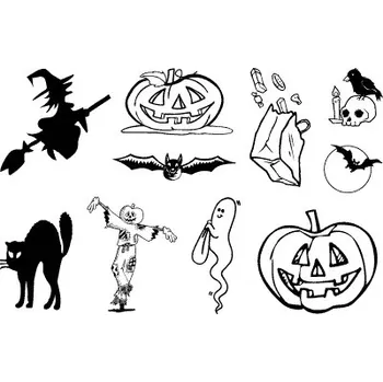 Dětské razítko Gelová razítka - Halloween