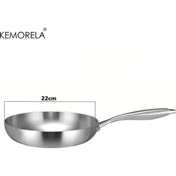 Pánev Nerezová pánev na smažení a vaření | pánev, kuchyňské nádobí - 22CM