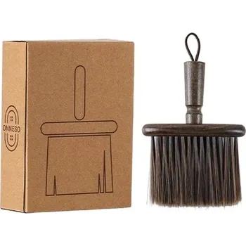 Kávovar Čistící štětec na kávu/ kávovar dřevěný | baristické náčiní, kuchyňský štětec - Šňůrka na krk vlašský ořech