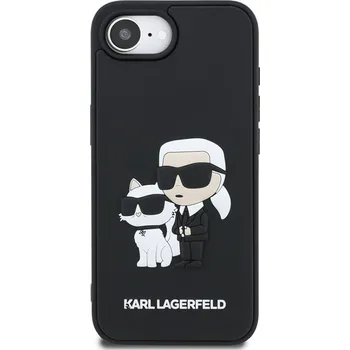 Pouzdro na mobilní telefon Karl Lagerfeld 3D Rubber Karl and Choupette Zadní Kryt pro iPhone 16e Černá Luxusní zadní kryt Karl Lagerfeld pro iPhone spojuje elegantní vzhled s praktickou ochranou. Stylový doplněk pro každého mi