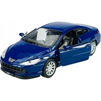 autíčko WELLY PEUGEOT 407 MODRÝ 1:34 NOVÝ KOVOVÝ MODEL 42368