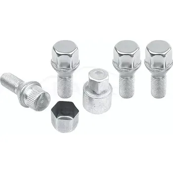 Šroubek na kolo Zajišťovací šrouby SICURIT M14x1,5x35mm, kužel, klíč 19 (Pojistné šrouby SICURIT)