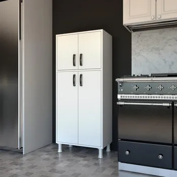 Komoda Casarredo TRONZANO čtyřdveřová komoda, bílá