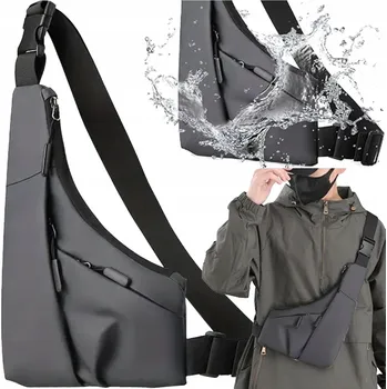 Ledvinka Batoh Taška přes Rameno Městská Sportovní Pánská Dámská Šedá