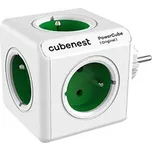 Cubenest - PowerCube, 0.1m, ORIGINAL USB, zelená, POWERCUBE, 5x zásuvka (PC120GN)