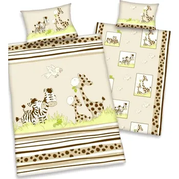 Povlečení Sada povlečení Herding 100 x 135 cm béžová