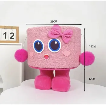 úložný prostor na hračky Roztomilý dětský úložný koš na hračky z měkkého plyše | úložný koš, dětský koš - velké nohy L