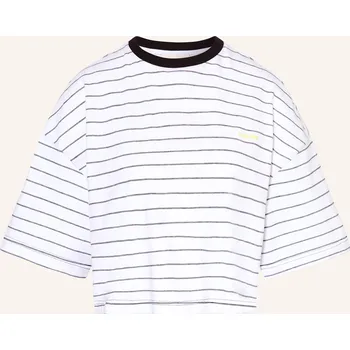 Dámské tričko Calvin Klein Jeans Dámské Tričko, krémová / černá, 40