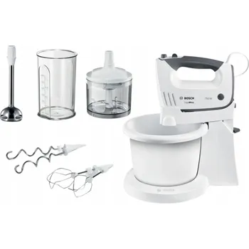 Mixér s mísou Bosch ErgoMixx MFQ37490 750 W, 5 rychlostí, funkce Turbo, se stojanem