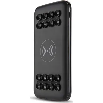 Powerbanka Bezdrátová nabíječka Power Bank, 10000 mAh se dvěma USB porty