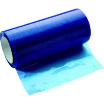 Zakrývací fólie na malování SCHULLER EH'KLAR® Ochranná samolepicí folie FOLI-TAPE LDPE UV, modrá, 50 um, 25 cm × 100 m 46402