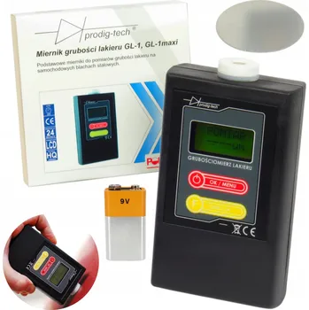 Měřič tloušťky laku TESTER SENZOR MĚŘIČ TLOUŠŤKY LAKU GL-1 VESTAVĚNÁ SONDA