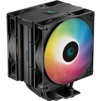 PC ventilátor DEEPCOOL chladič AG400 DIGITAL PLUS širší / 120mm fan ARGB / 4x heatpipes / PWM / pro Intel i AMD / černý R-AG400-BKADMP-G-1