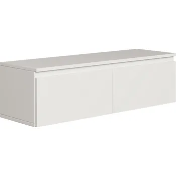 Televizní stolek TV stolek Bemmi závěsný 100 cm bílý