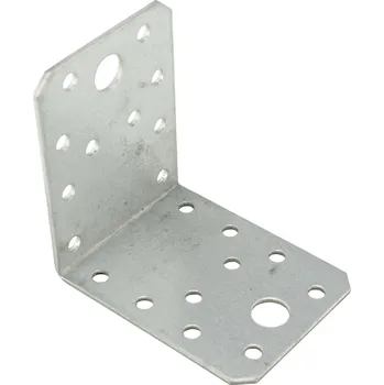 Tesařské kování MTR® Úhelník spojovací US7, bez prolisu, 70x70x55mm, 2,0mm, ZN