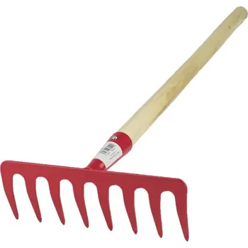 J.A.D. Tools Hrabičky kovové 7 hrotů, násada dřevo 50 cm