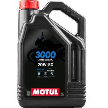 Motorový olej Minerální motorový olej pro motocykly MOTUL 3000 4T 20W/50 4L