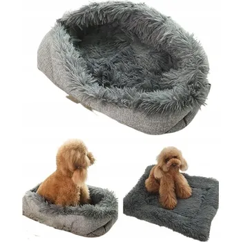 Pelíšek pro psa PLYŠOVÁ OCHRANNÁ PODLOŽKA PELÍŠEK PODLOŽKA NA SEDADLO PRO PSA KOČKU S 60cm