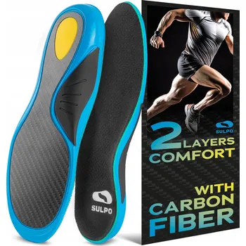 Vložka do bot Sportovní vložky do bot SULPO CARBON FIBER z uhlíkových vláken XXS (35/36)