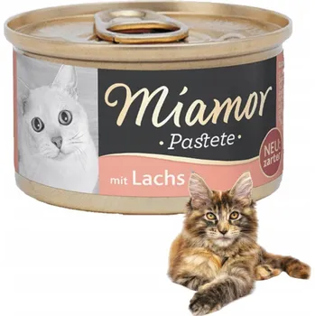 Krmivo pro kočku 12x85g Miamor paštika losos