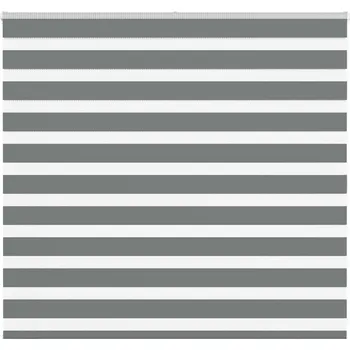 Roleta zahrada-XL Zebra roleta tmavě šedá 155x100cm šířka látky 150,9cm polyester 4014116