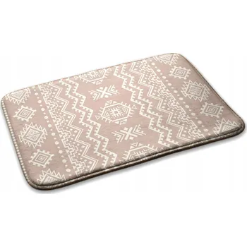 Koberec Koberec Hustý kobereček do pokoje, ložnice, kuchyně, geometrický vzor, 75x45 cm