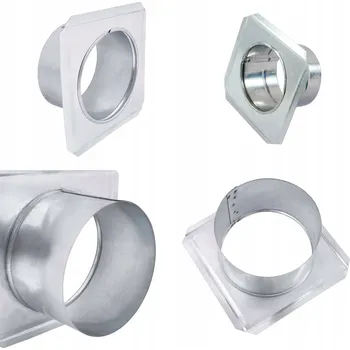 Komín ROZETA TRUBKOVÁ POZINK 110mm KRYT PRO TRUBKY KE KAMNŮM / KOMÍNOVOU TRUBKU