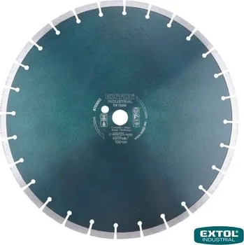 Řezný kotouč EXTOL® INDUSTRIAL Diamantový kotouč řezný na beton, segmentový, 400 x 25,4 x 3,5 mm 8703083