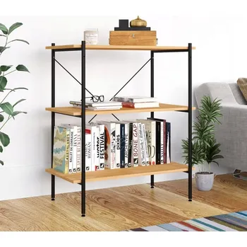 regál Regál VidaXL 80 cm x 92 cm x 40 cm černý