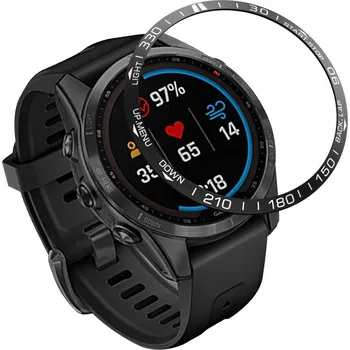 Pouzdro na mobilní telefon Ocelový Kroužek / Ochranný Kryt Lunety pro Garmin Fenix 7