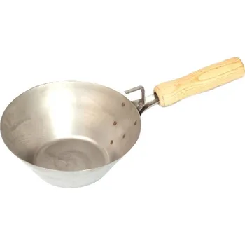 Zednická lžíce STREND PRO® Zednická naběračka 160 mm, dřevěná rukojeť