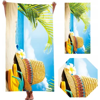 Plážová osuška Łóżkoholicy 210 cm mikrovlákno