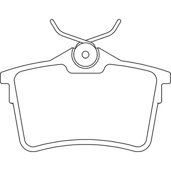 Brzdová destička Sada brzdových destiček, vždy 4 kusy v sadě MOTAQUIP LVXL1639